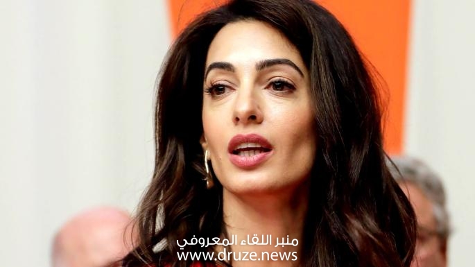 The human rights lawyer Amal Clooney